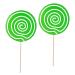 Veemoon 2pcs Lollipop Props Large Lollipop Birthday Partyt Decor Clay Lollipop Candy Simulation Lifelike Candy Simulation Lollipop Model Fake Lollipop Prop Toys Wood Food Decoration Fake 41X19.5X1.5CM Green