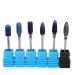 Blue Nano Coated Carbide Sharp Nail Drill Bits Cuticle Cleaning Tool
