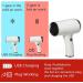 Handheld Cordless Hair Dryer Rechargeable Portable Hairdryer Free Standing Hair Air Blower for Outdoor Lightweight Mini Blow Dryer Ideal for Holiday and Travel Black - Buy Online on GoSupps.com