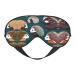 SSIMOO Many Hedgehogs Soft Sleep Eye Mask Female Breathable Eye Patch Perfect for Travel and Relaxation Black