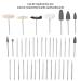 Nail Drill Bit Set - 40pcs 2.35mm/0.1 Inch Nail Grinding Heads for Polishing | International Shipping Available - Buy Online on GoSupps.com