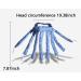 WUBAYI Heatless Curling Rod - Soft Hair Curlers for Overnight Curls - Blue Hair Rollers with Satin Bag - Buy Online on GoSupps.com