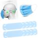 FOMIYES 30 STK Mask Accessories - Light Blue Headband Mask Holder & Clip for Glasses Wearers - Elastic Strap Buckles with Hooks - International Shipping Available - Buy Online on GoSupps.com