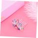 DOITOOL 1pc Prom Hair Clips Diamond Headpiece Hair Accessories for Women Prom Bridal Hair Comb Wedding Colored Hair Clips Barrettes for Women Princess Headwear Tiara Girl Women's Hair Ring - Buy Online on GoSupps.com