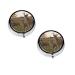 Cute Deers Printed Mini Round Pill Box Pill Box 3 Compartment Medicine Pill Case Pill Organizer Travel Pillbox Portable Pill Box for Pocket Home Office Use