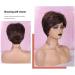 Shop Short Brown Brazilian Wavy Curly Synthetic Wig for Women - Perfect for 50s 60s 70s 80s Cosplay | International Shipping Available - Buy Online on GoSupps.com