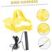 OATIPHO Beard Tools 1 Set Bird Leash Suspend Pet Bird Flying Leash Lizard Leash Outdoor Birds Harness Leash Parrot Strap 12X6X1.3CM Yellow - Buy Online on GoSupps.com