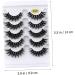 POPETPOP Black Decor 10 Pairs Fake Eyelashes 3d Makeup Decor False Eye Lashes Embellishments for Crafting Soft Light Fake Lash Black Trim Decked False Eyelashes Make up Imitation Miss - Buy Online on GoSupps.com