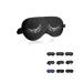 Funny Eye Mask for Sleeping & blindfold eye mask for sleeping Black With Eyelashes 100% Silk Sleep Mask for A Full Night's Sleep Eyelashes sleep mask for women girl (white)