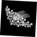 Ipetboom Hair Comb Rhinestone Comb Hair Accessory for Women Womens Accessories Bridal Headpiece Bridal Accessories Diamond Headpiece Hair Accessories for Women Prom Hairpin Women's Pearl - Buy Online on GoSupps.com