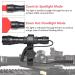 DARKBEAM Red Light Flashlight | Rechargeable Tactical LED Handheld for Fishing, Hunting, and Astrophotography | Zoomable Portable 501B-S Red Light - Buy Online on GoSupps.com