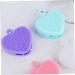 Handheld Facial Cleansing Brush Silicone Face Scrubber Heart Shaped Face Brush Manual Exfoliating Brush Double Side Face Brush Facial Exfoliator Heart-shaped Silica Gel Washbasin 9.8x8.4cm - Buy Online on GoSupps.com