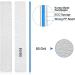 12pcs 80/80 Grit Jumbo Nail Files for Acrylic Nails - Professional Square Emery Boards for Manicure & Nail Techs - Buy Online on GoSupps.com