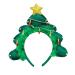 RmKbe Christmas Tree Headband with Bells Xmas Tree Headwear Christmas Headbands Christmas Fancy Dress Accessory for Adults