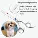 Moontay Professional Dog Grooming Scissors Kit - Straight, Curved, Thinning/Blending/Chunking Shears - JP-440C Stainless Steel - Silver 7 Inch - Ideal for Pet Cat Hair Cutting/Trimming - Buy Online on GoSupps.com
