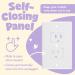 Ashtonbee Child Safety Plug Socket Covers  Plug Covers for Electrical Outlets  Electrical Safety Baby Products  White  Set of 2 2 Pack - Buy Online on GoSupps.com