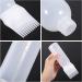 Pimoys Root Comb Applicator Bottle 6 oz - 2 Pack | Hair Oil & Dye Applicator with Graduated Scale - White - Buy Online on GoSupps.com