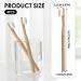 4-Pack Sustainable Bamboo Nano Toothbrushes | Extra Soft BPA-Free Vegan & Eco-Friendly | Perfect for Adults & Kids - Buy Online on GoSupps.com