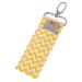 Mod le de motif d'onde porte-rouge l vres Keychain Pouche m res jaune gris noir rose clair violet bleu marine mini charme de mode praticienne cl s sac dos sac dos (Couleur jaune) - Buy Online on GoSupps.com