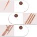3x Nail Art Liner Brushes Nail Art Dotting Drawing Pen UV Gel Painting Rose Gold 3 Pieces - Buy Online on GoSupps.com