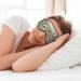 Sunflowers Chamomile Print Eye Mask | Unisex Soft Comfort Sleep Mask for Travel Yoga & Shift Work - Buy Online on GoSupps.com