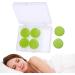 Siopob Silicone Earplugs Noise Cancelling | 6 Reusable Moldable Water Earplugs - Ear Care Prod-ucts For Study Wor-k Travel Airplanes Trains Green 1 count (Pack of 1) - Buy Online on GoSupps.com