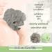 Valby Loofah Exfoliating Bath Sponge Shower Puff Body Poufs Shower Sponge Shower Scrunchie Set of 2 Body Scrubbers (Grey/Mint) - Buy Online on GoSupps.com