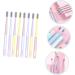 Partykindom 8-Pack Macaron Toothbrushes - Travel-Friendly Oral Care Tools for Adults | Japanese Design Tooth Cleaning Brushes - Buy Online on GoSupps.com