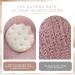 Super Soft Sunflower Suction Cup Bath Ball - Mesh Pouf Shower Sponge for Men & Women (Pink) - Ideal for Relaxing Showers - Buy Online on GoSupps.com