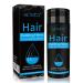 Professional hair fibers for thinning hair with spray applicator natural keratin hair frequency hair powder hair loss concealer for men and women bare spots (medium brown)