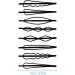 24PCS Hair Clips 8 Styles Hair Grips Hair Pins Hair Styling Accessories Hair Barrette Clips for Women Girls DIY Black - Buy Online on GoSupps.com