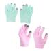Healeved 2pairs Gel Touch Screen Gloves Screen Touch Gloves Gloves Full Finger Mobile Finger Sleeve Bath Gloves Moisturizing Gloves Gels Hand Cover Australia Cosmetic Yarn