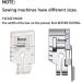 1/4 Inch Quilting Patchwork Presser Foot Set for Low Shank Sewing Machines - 2 Pack - Buy Online on GoSupps.com