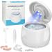 Bibykivn Ultrasonic Cleaner Ultrasonic Cleaner UV 43000Hz Ultrasonic Cleaner Eyeglass Cleaner for Cleaning Jewelry Dentures Watches Glasses Rings Necklaces (White)