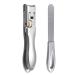 SGNEKOO Wide Jaw Opening Nail Clippers with Diamond Nail File Set Safety Gear Lock Large for Hard/Thick Toenail Heavy Duty Fingernail Cutter Trimmer for Men Adults Seniors(Curved-CL3P)