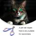 NOOMIEQCF Pet Nail Clippers Round Hole Pet Nail Scissors Stainless Steel Pet Nail Trimmers for Cat Dog Small Animals - Buy Online on GoSupps.com