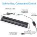 AQQA LED Aquarium Light Full Spectrum 14W | 3 Modes | Freshwater Planted Tank | Extendable Brackets | White Blue Red Green LEDs | 12-48 inches - Buy Online on GoSupps.com