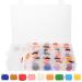Exceart 3 sets embroidery tools cross-kit cross sewing yarn wrapping board embroidery thread kit sewing yarn organizer cross deliveries cross-accessories for dental floss polyester child tool holder threading different colors x 3 pieces 3.8x3.5cmx3pcs
