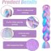 Rainbow Hair Extensions For Braiding Rainbow Braiding Hair Pink And Blue Hair Extensions Mermaid Hair Extensions Hair For Braiding Colourful Hair Extensions For Braiding Color Braiding Hair Extensions - Buy Online on GoSupps.com