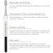 Buy Soladey 5 Ionic Toothbrush - White | Large Solar Cells & TiO2 | Brush Without Toothpaste | International Shipping Available - Buy Online on GoSupps.com