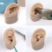 Silicone Ear Model Set - Left and Right Soft Flexible Fake Ear Piercing Practice & Jewelry Display Teaching Tool - Buy Online on GoSupps.com
