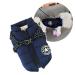 Dog jacket with dishes for small dogs outdoor dog sports vest warm pet winter jacket for cats puppies small dogs XL blue