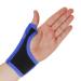 Solace Bracing Thumb Support Max - Breathable Thumb Spica Splint - XL - Right Hand - Black/Blue Trim - Buy Online on GoSupps.com
