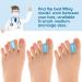 Molain Gel Toe Spreader - 12 Silicone Toe Cushions for Men & Women | Soft Bale Toe Corrector & Spacers for Overlapping Toes & Valgus Relief - Buy Online on GoSupps.com