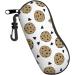 OPSREY grass Pot Leaf printed Glasses Case Portable Zip Storage Case Neutral Sunglasses Soft Case Cookies Food Chip Biscuits One Size - Buy Online on GoSupps.com