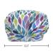 Betty Dain Trendy Turban Shower Cap - Aqua Stones | Water Repellent, Sound-Reducing, Roomy Design Sleep Cap - Buy Online on GoSupps.com