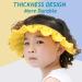 Adjustable Silicone Baby Shower Cap | Yellow Big Size for Kids 1-12 Years | Soft Safety Visor Hat for Toddler Children - Buy Online on GoSupps.com