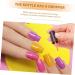 FRCOLOR Set of 10 Refillable 15ml Glass Nail Polish Bottles for Gel Smoothing Brush for Travel - Buy Online on GoSupps.com