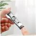 Nail Clippers with Catcher Wide Jaw Opening Anti Splash Nail Clippers Stainless Steel Nail Cutter with Sharp Curved Cutter and Storage Box for Men Women - Buy Online on GoSupps.com
