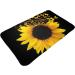 Vanani Sunflower Floral Butterflies Art Flannel Non-Slip Carpet Easy To Take Care Of Moderate Thickness Suitable For Front Door Garage Door Back Door Bedroom And Kitchen. White One Size - Buy Online on GoSupps.com